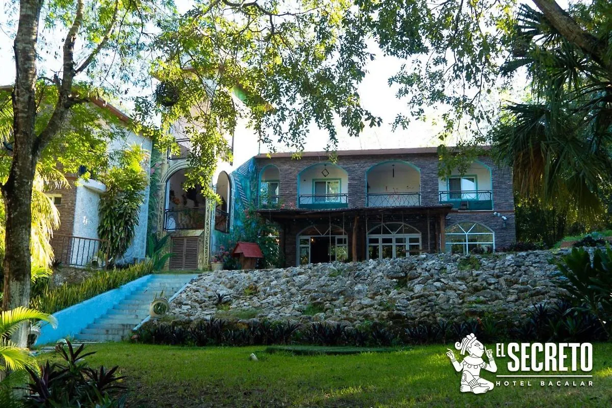 Hotel Secreto Frente A Laguna Bacalar - Opciones Todo Incluido Meksika