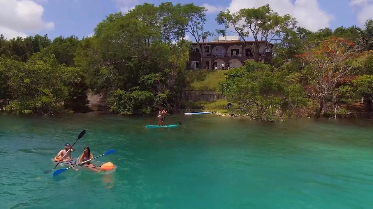 Hotel Secreto Frente A Laguna Bacalar - Opciones Todo Incluido